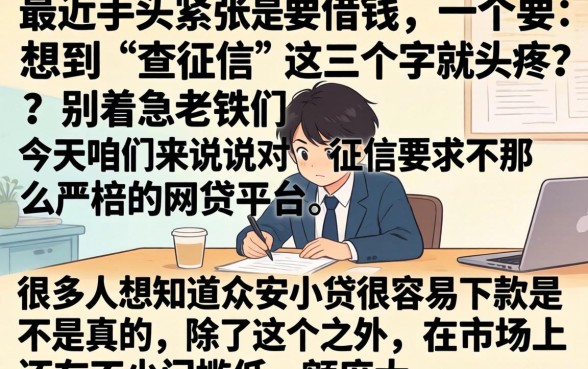 众安小贷好下款，揭秘五个可以借钱不用审核的软件