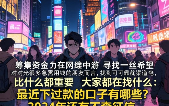 最近下过款的口子，规整5个小额贷款不查征信的口子
