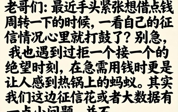 审核快门槛低的借钱，深入剖析5个征信花了可以借钱的网贷app