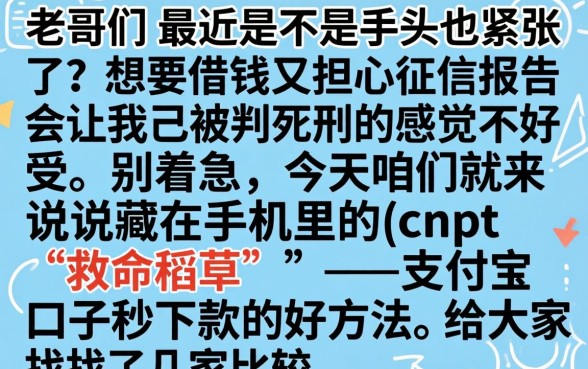支付宝口子秒下款，详尽说明5个不审核夜间直接放款的网贷口子