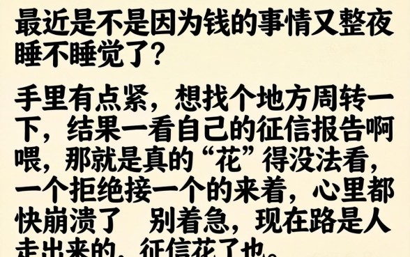 征信花了借款口子，枚举五个失信人员可以借钱的网贷口子