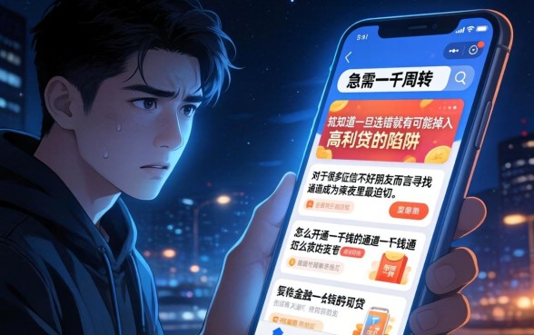 怎么下款一千的口子，陈列5个黑白贷款不是高炮的口子