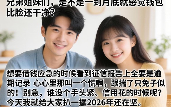 1000黑户秒过2026，揭秘5个无视黑白的最新贷款口子