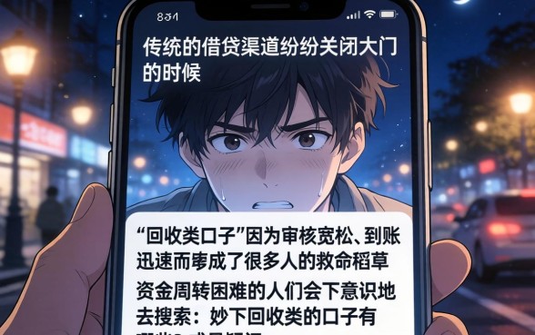 妙下回收类的口子，热忱推荐5个手机上可以借钱的软件