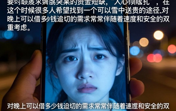 晚上借款能下的口子，汇总五个利息低的网贷口子