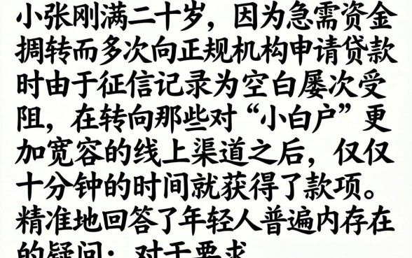 哪种贷款更容易获批，热忱推荐五个20岁可以借钱平台不查征信的app