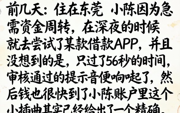 借钱神器 56秒，精选五个高炮无视逾期能下的口子