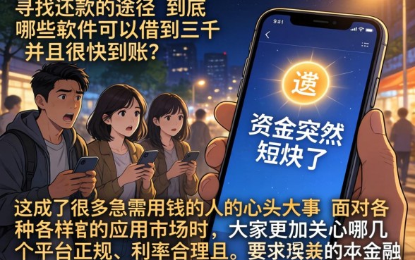 什么软件可以借3千，详尽说明5个靠谱借钱的网贷平台