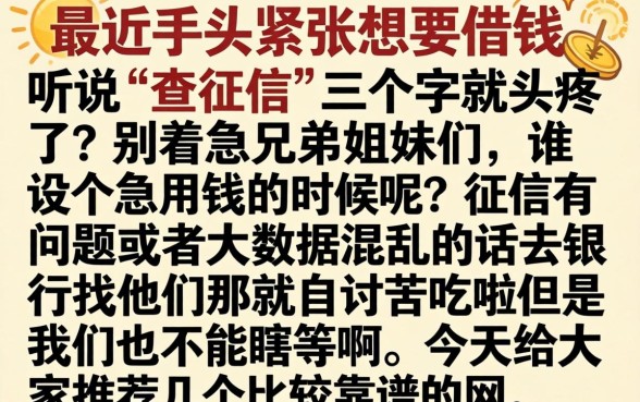 怎么样快速借钱周转，归纳5个无视评分的贷款平台