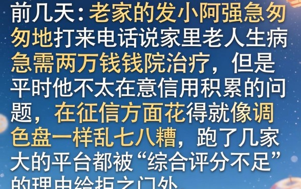 没钱在哪可以贷款，鼎力推荐五个不看综合评分的网贷百分百下款口子