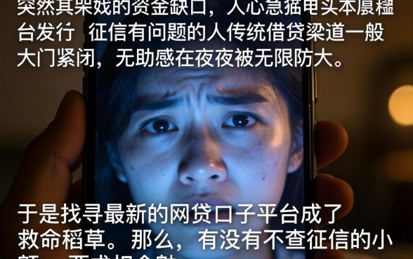 最新的网贷口子平台，整理5个不看征信小额借钱的平台