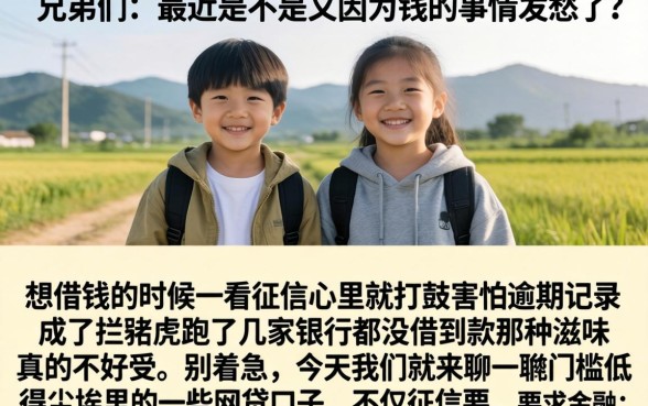 利率最低的借款平台，理出五个无视黑白的网贷口子