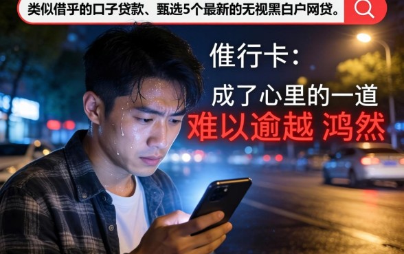 类似借乎的口子贷款，甄选5个最新无视黑白户网贷口子