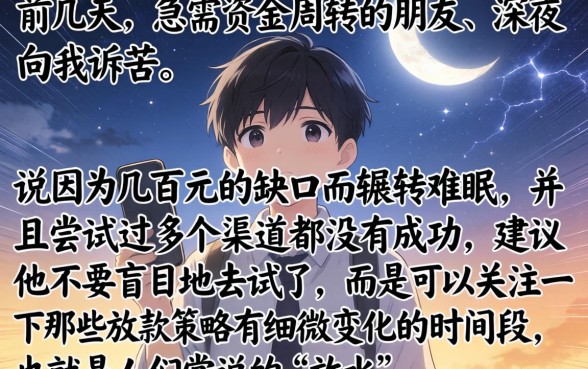 12点放水的口子，陈列五个值得信赖的借钱app