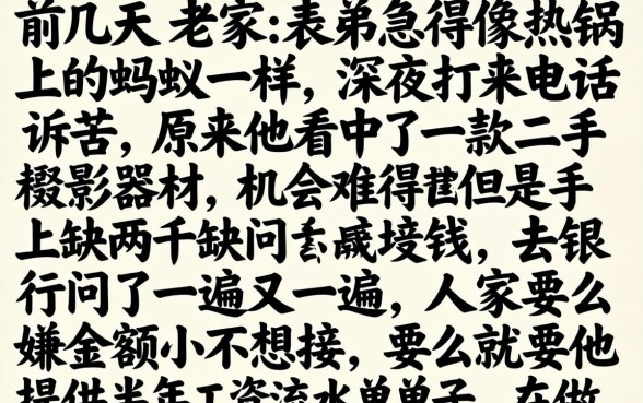八月好下款的口子，细致阐述五个不查流水的小额度贷款口子