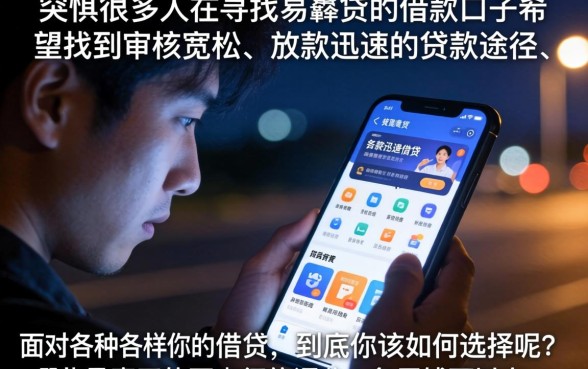 像易鑫贷的借款口子，揭秘5个急用不求评分快借无忧的app