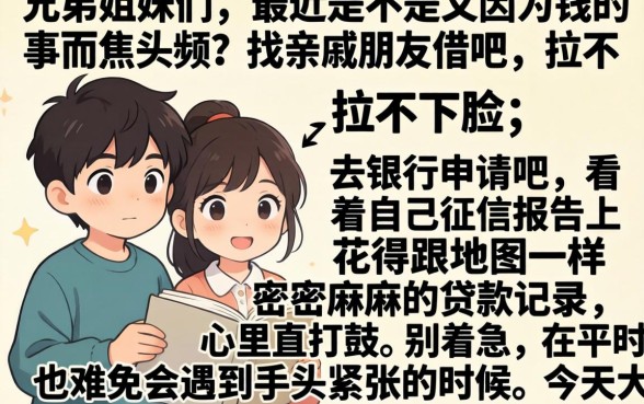微信公众号小额贷，精选5个超级烂户双黑下款口子