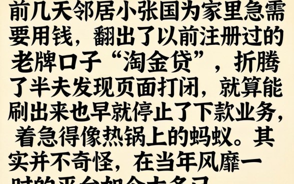 淘金贷还能下款吗，条列五个新手机号容易下款的平台
