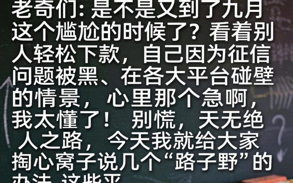 九月能下款的黑口子，陈列5个20岁可以借钱平台不查征信的软件