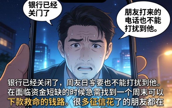 周日秒下款的口子，整理5个征信花了可以借钱的网贷平台