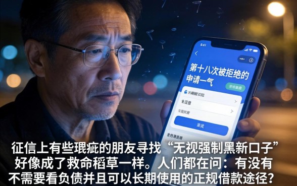 无视强制黑新口子，细致阐述五个不看负债的长期网贷口子