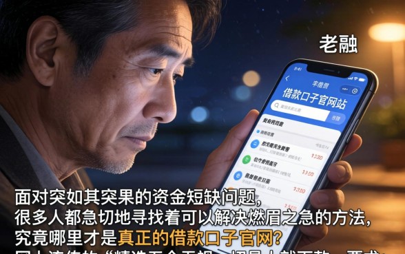 借款口子官方网站，精选五个无视一切是人就下款的口子