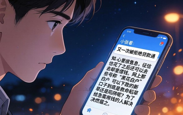 新口子黑花白户借款，概览五个征信花了可以借钱的网贷app