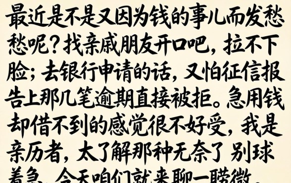 微信容易放款的平台，精选五个借款无视黑白无视年龄100%秒过app