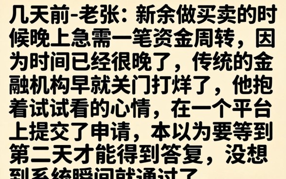 新余小额贷款平台，鼎力推荐五个不审核夜间直接放款的网贷平台
