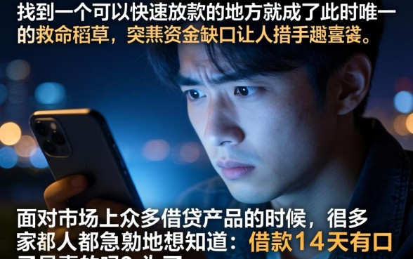 借款14天得口子，甄选五个简单容易贷款app