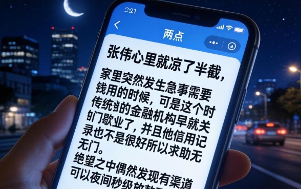 晚上点还能下款，汇总五个不用芝麻分能借的平台