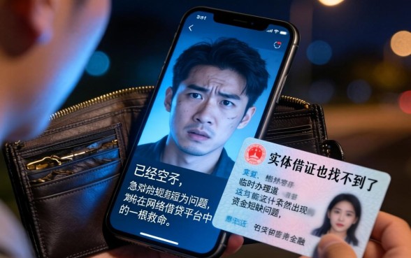 用临时身份证借钱，整合五个不看征信无视黑白百分百下款软件