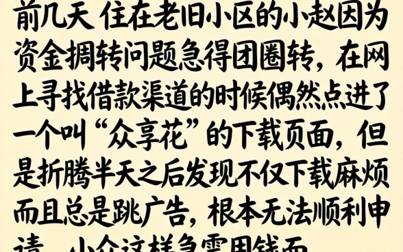 众享花app下载，详尽说明5个低门槛不查征信的app