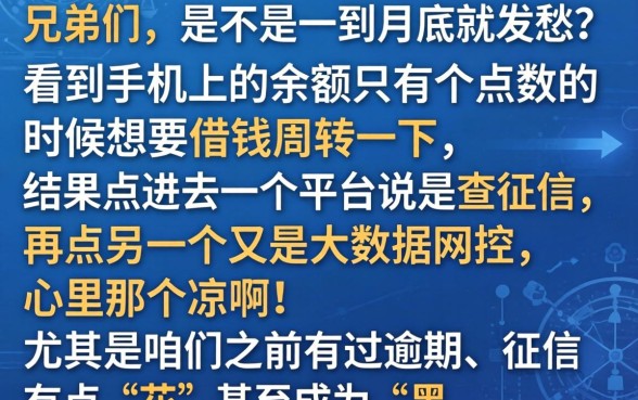 无视黑户的借款平台，枚举五个无视花黑烂户能下款的网贷