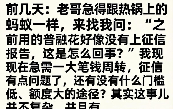 普融花怎么不上征信，甄选五个黑户成功获取大额贷款的软件