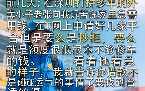 借款好下一点的口子，整合五个分期有额度的网贷app
