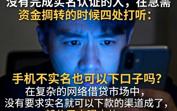手机不实名能下的口子，详细阐述五个公积金快速贷款口子