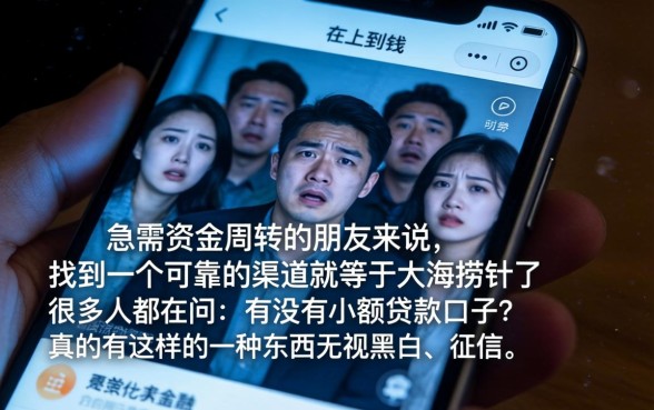 有没有小额贷款口子，整合五个无视黑白无视征信申请就下款的口子