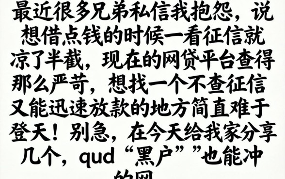 有下款的口子黑户，胪列5个高能分期贷款软件新秀