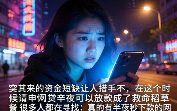 申请网贷半夜能放款，鼎力推荐5个最新口子无视黑白户网贷