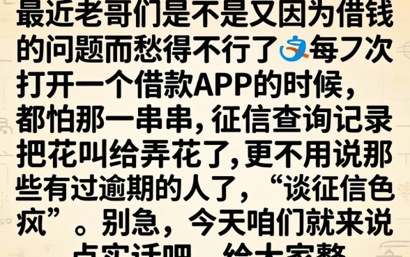 无视黑白的714口子，概括五个借款秒批秒到账的app