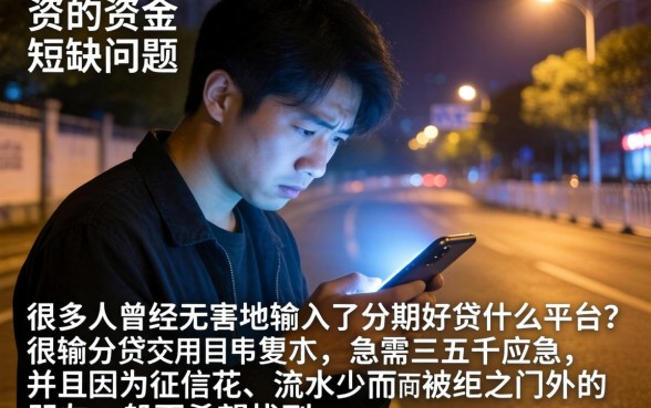 分期好贷什么平台，深入剖析5个急用小钱不求征信流水轻松贷的软件