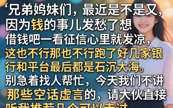 什么借款口子好通过，概览5个大额无视一切还款的平台