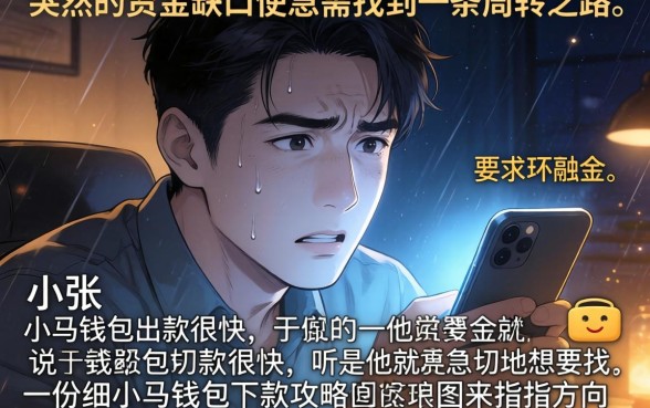 小马钱包下款攻略图，归纳五个最新秒批小额贷款app