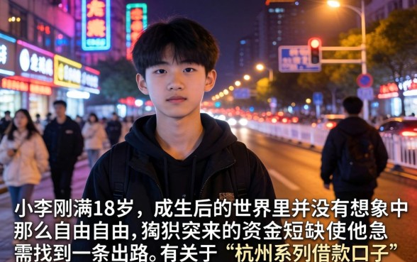 杭州系列借款口子，条列5个18岁必下款的网贷app