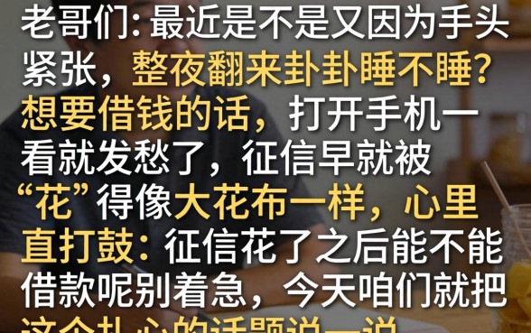 征信花了借款能下吗，诚意推荐5个无视黑白征信的网贷