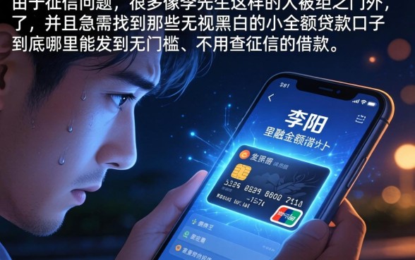 无视黑白小额贷款口子，概览5个低门槛不查征信的软件