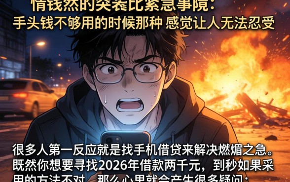 2026借款2000秒到，揭秘5个借款快的网贷软件