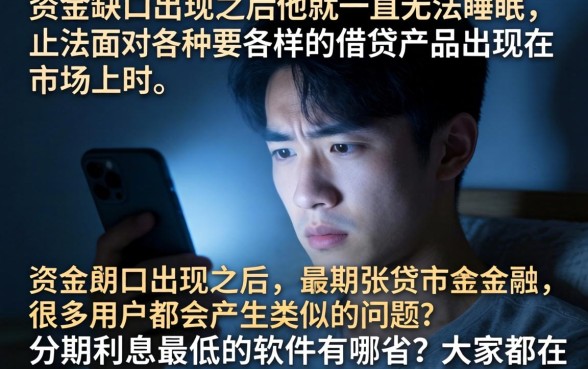 分期利息最低的软件，概括5个小额贷款不查征信的口子