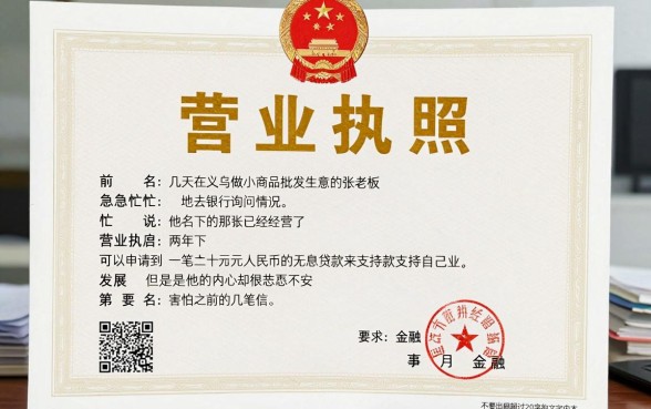 营业执照20万无息贷款查征信吗，胪列五个有逾期借款容易通过的口子